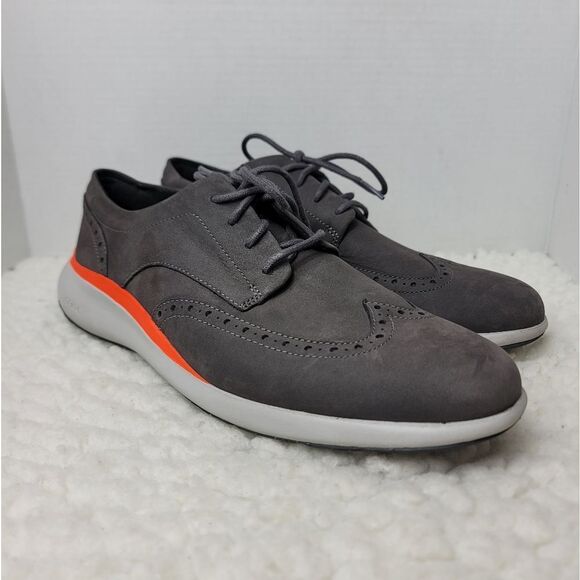 Cole Haan Grand Troy Wingtip Oxford Mens Shoes Size 10 Pavement Grey C33765 main image 7